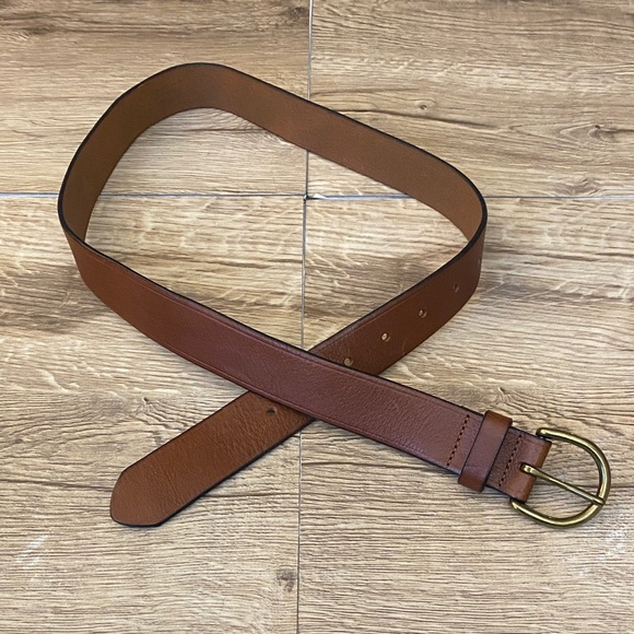 Madewell Accessories - Madewell Perfect Leather Belt in Pecan